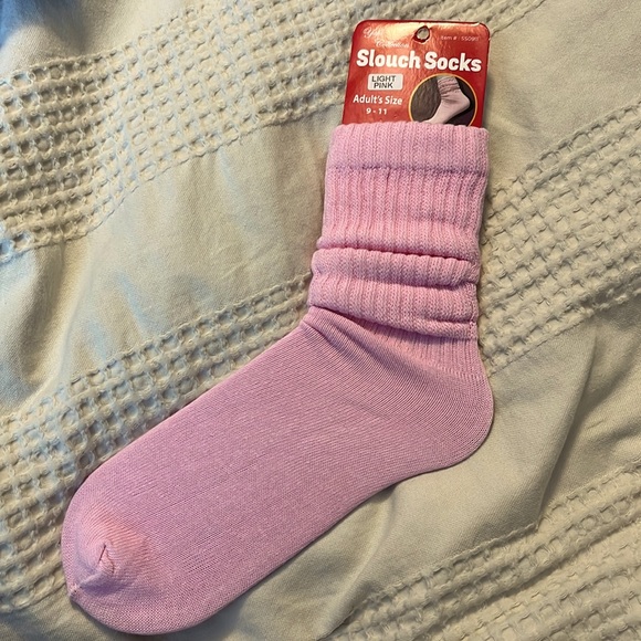 slouch sock Other - Slouch Socks - adult size 9-11 light pink